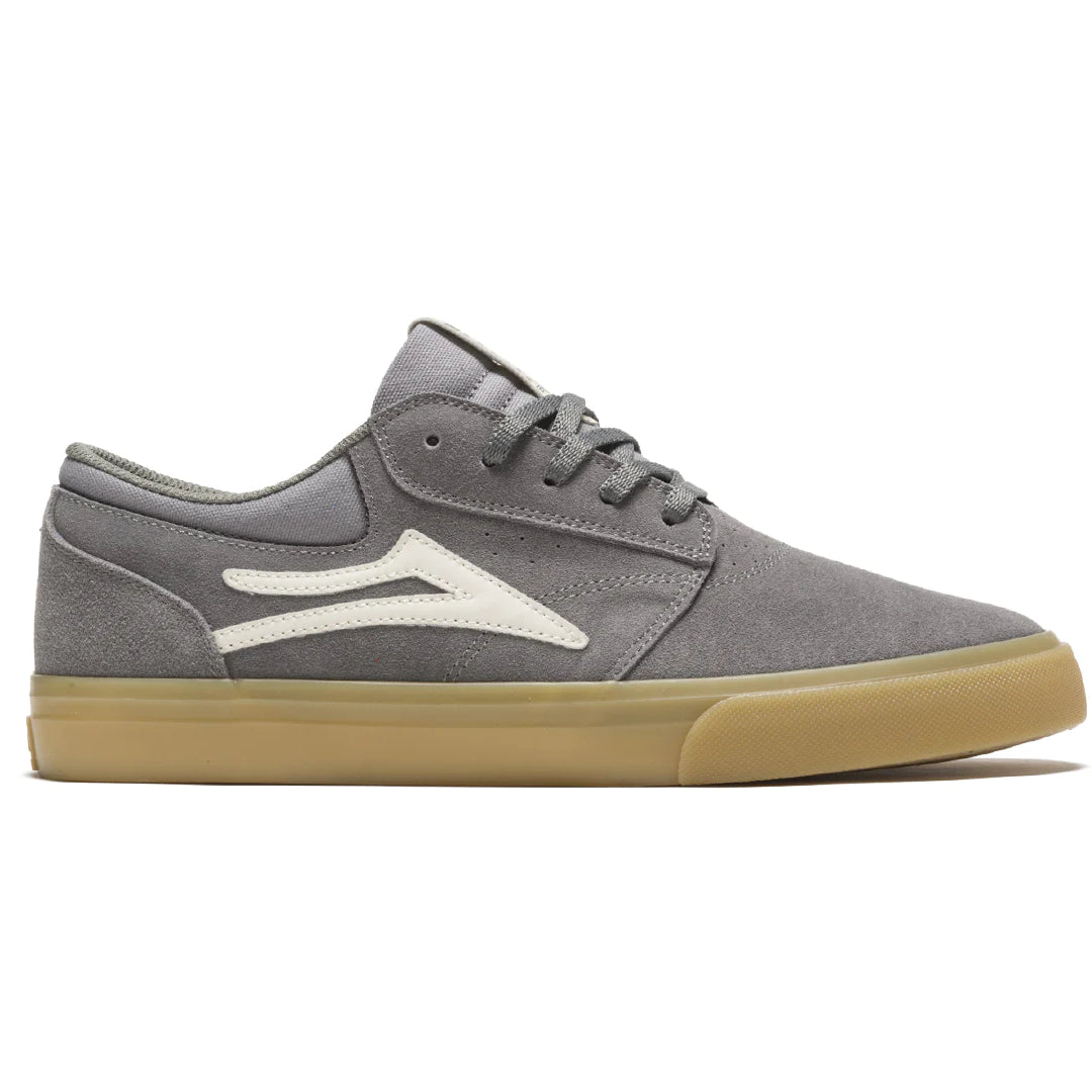 Grey Glow Suede Lakai Griffin Skateboard Shoe