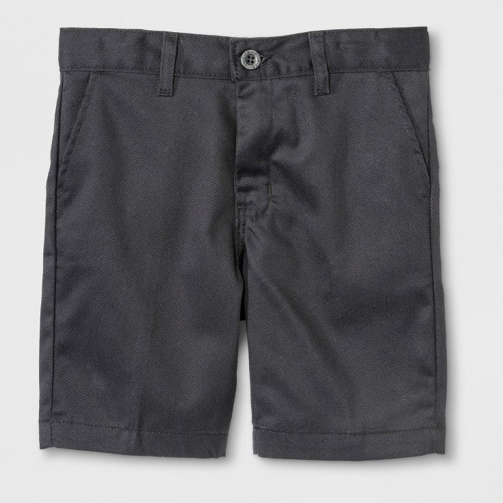 Boys Black Slim Fit Dickies Stretch Shorts