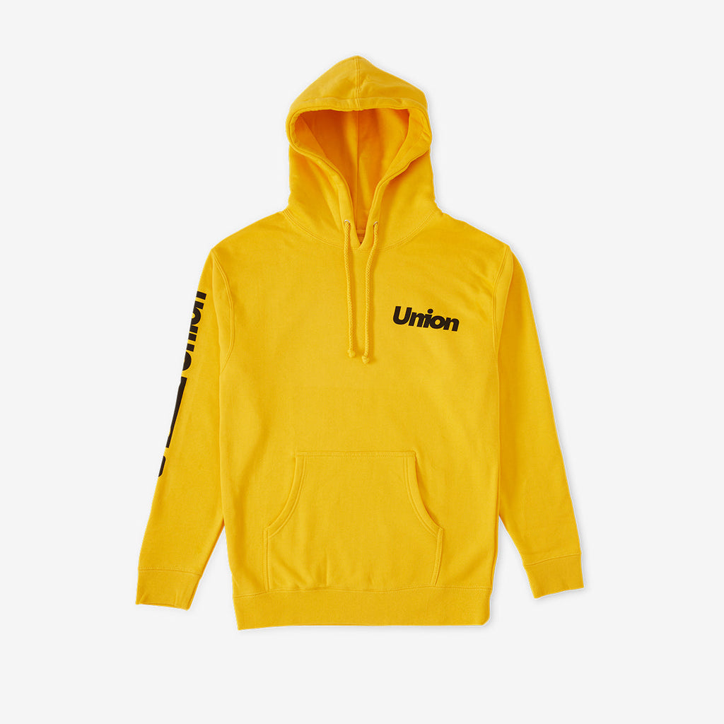 Yellow 2023 Union Binding Co Global Hoodie