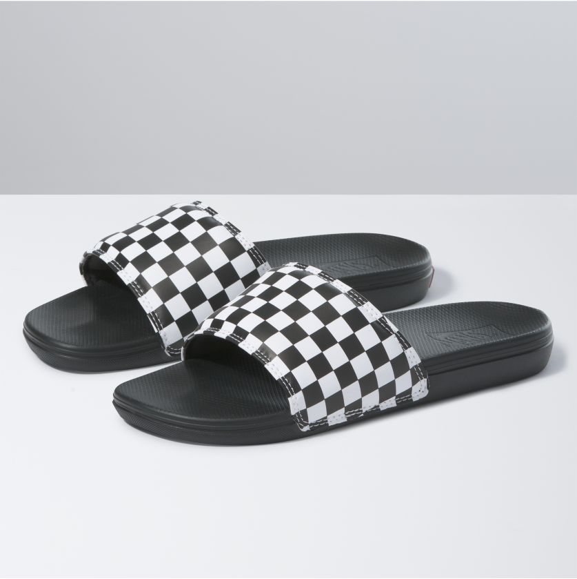 Checkerboard La Costa Vans Slide On