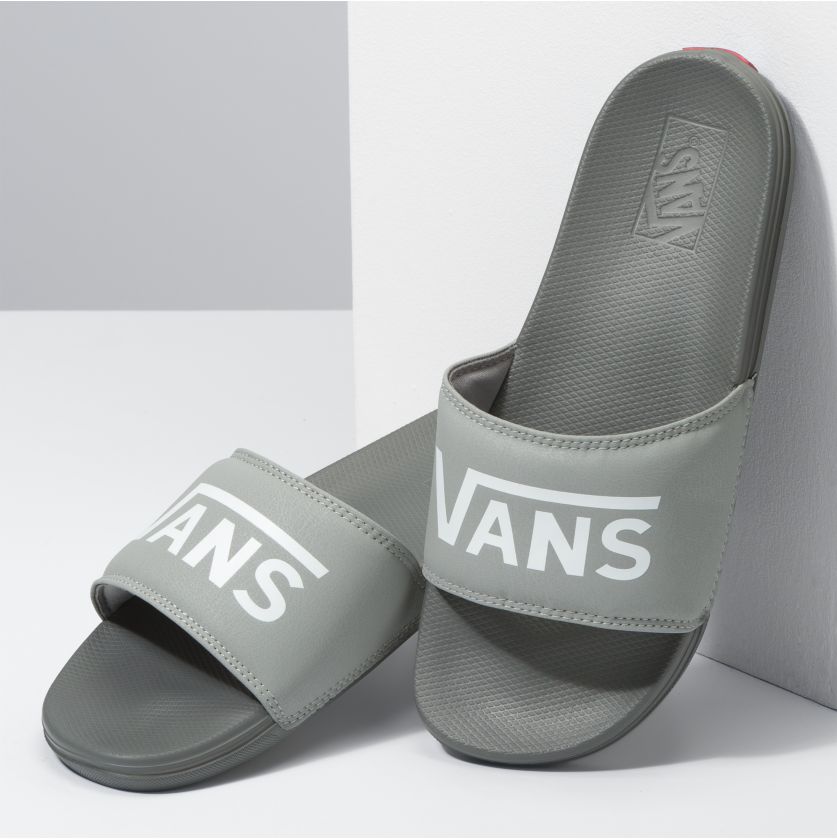 Drizzle Grey La Costa Vans Slide On Front