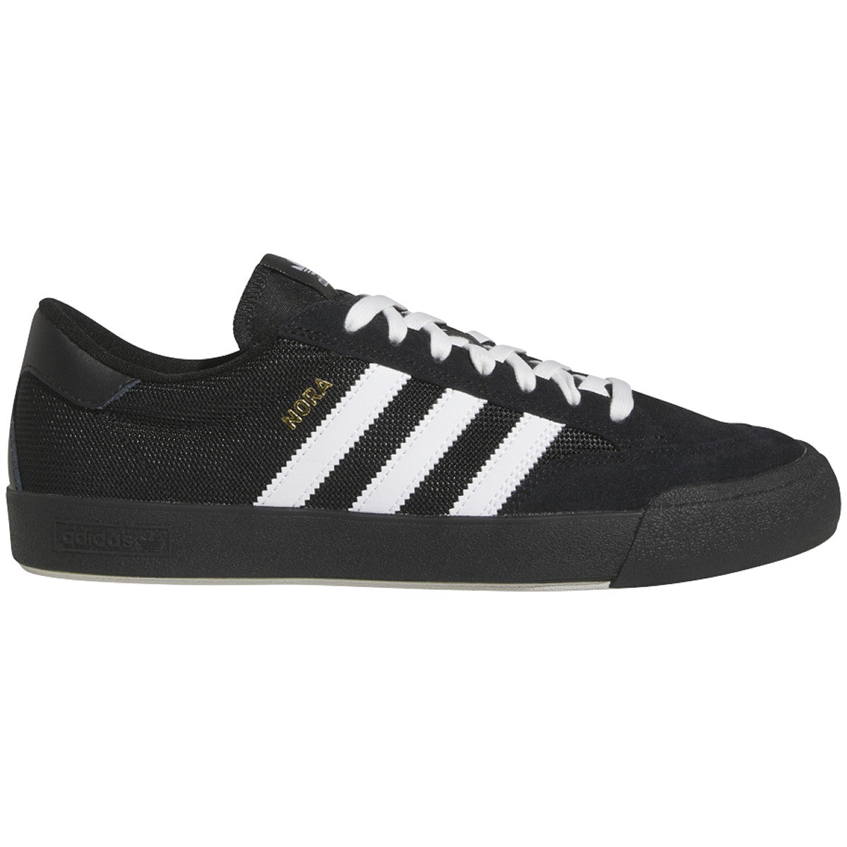 Black/Black Nora Adidas Skateboard Shoe