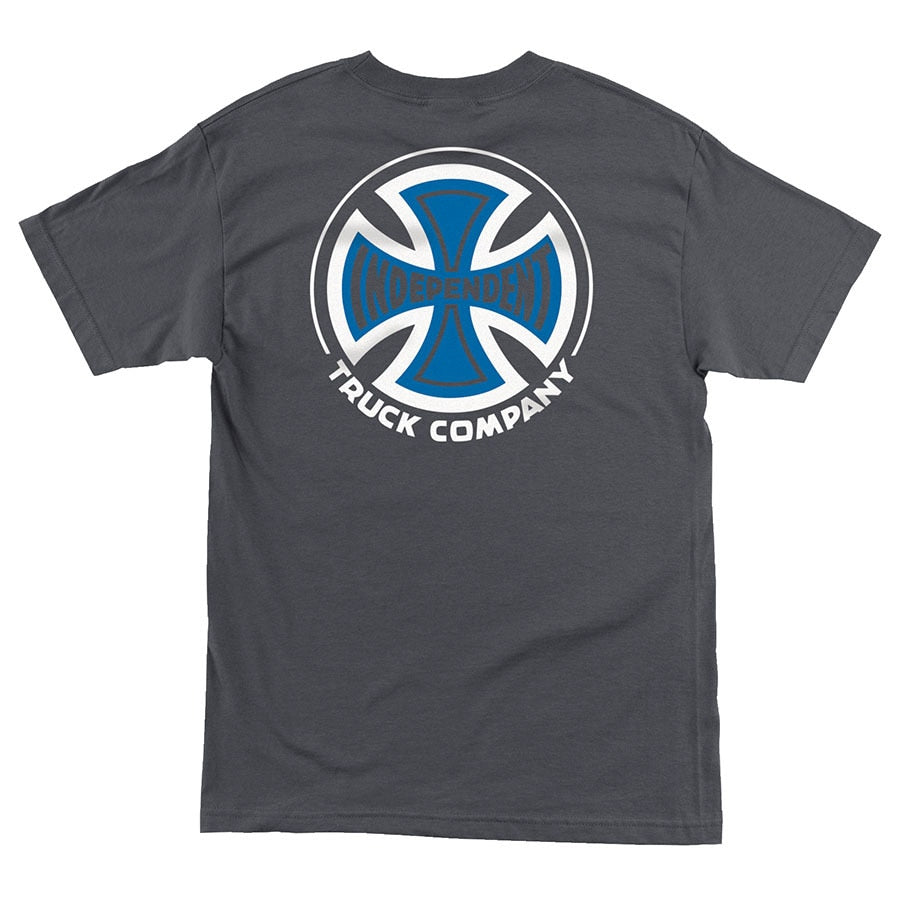 Independent 2 Color T/C Regular Tee - Charcoal Heather