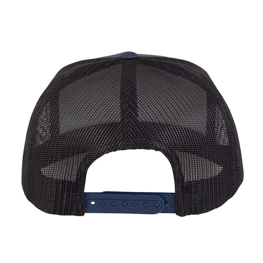 Navy Mesh Baseplate Independent Trucks Trucker Snapback Back
