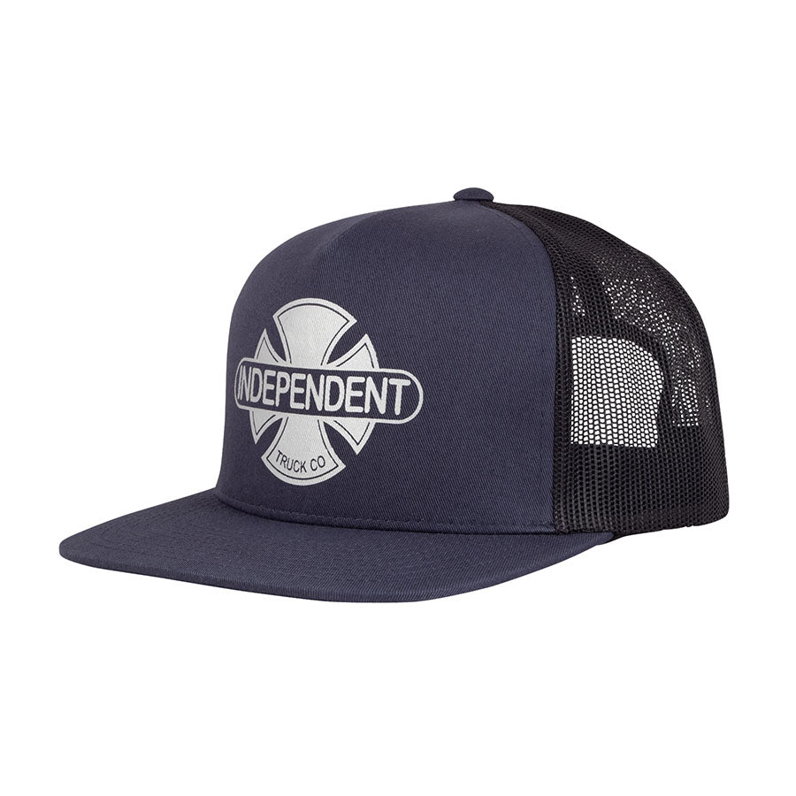 Navy Mesh Baseplate Independent Trucks Trucker Snapback