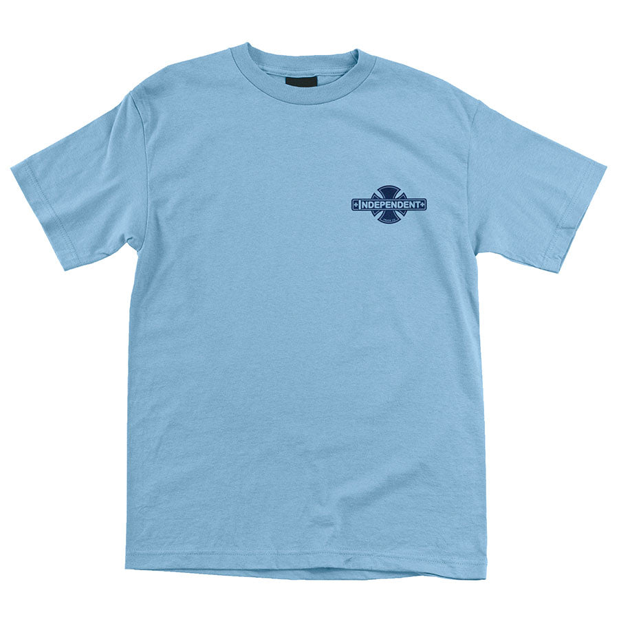 Light Blue Cross Fill Independent Trucks T-Shirt