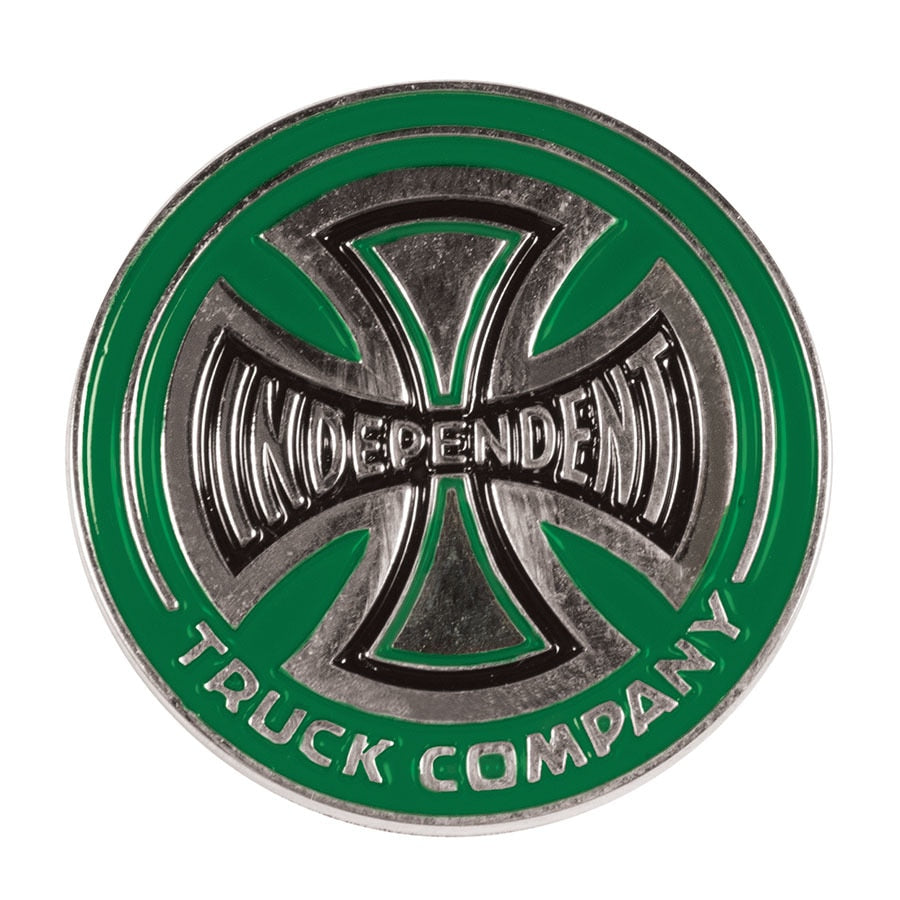 Independent Hollow Screw Back Pin - Green