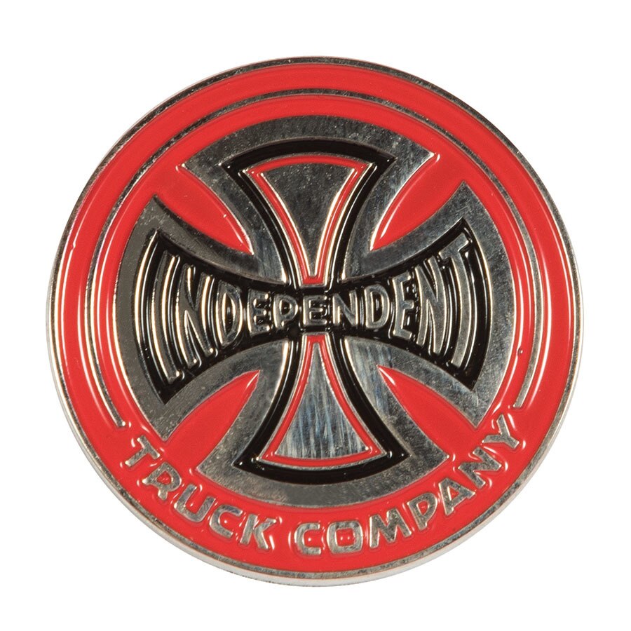 Independent Hollow Screw Back Pin - Red