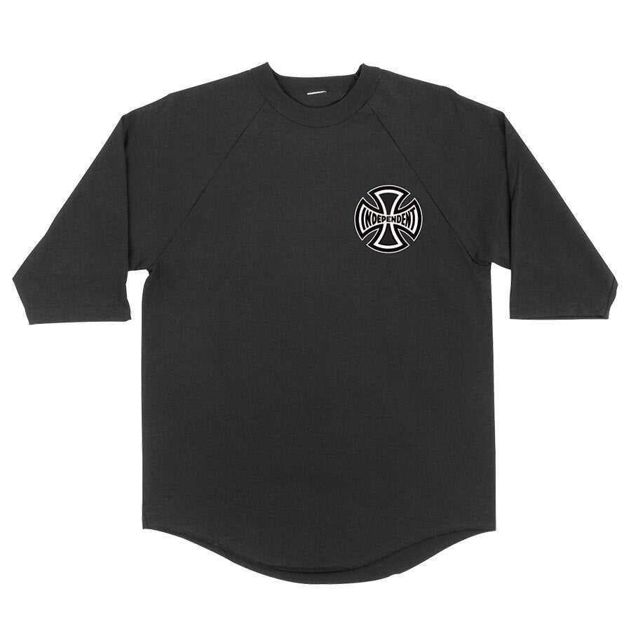 Independent Past- Present- Future 3/4 Sleeve Tee - Black