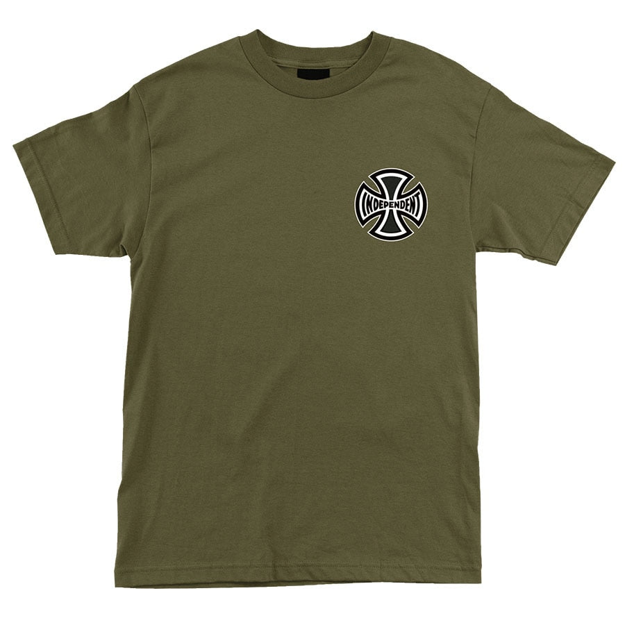 Independent Past- Present- Future Regular Tee - Military Green