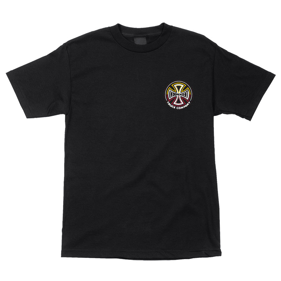 Black Split Cross Independent Trucks T-Shirt