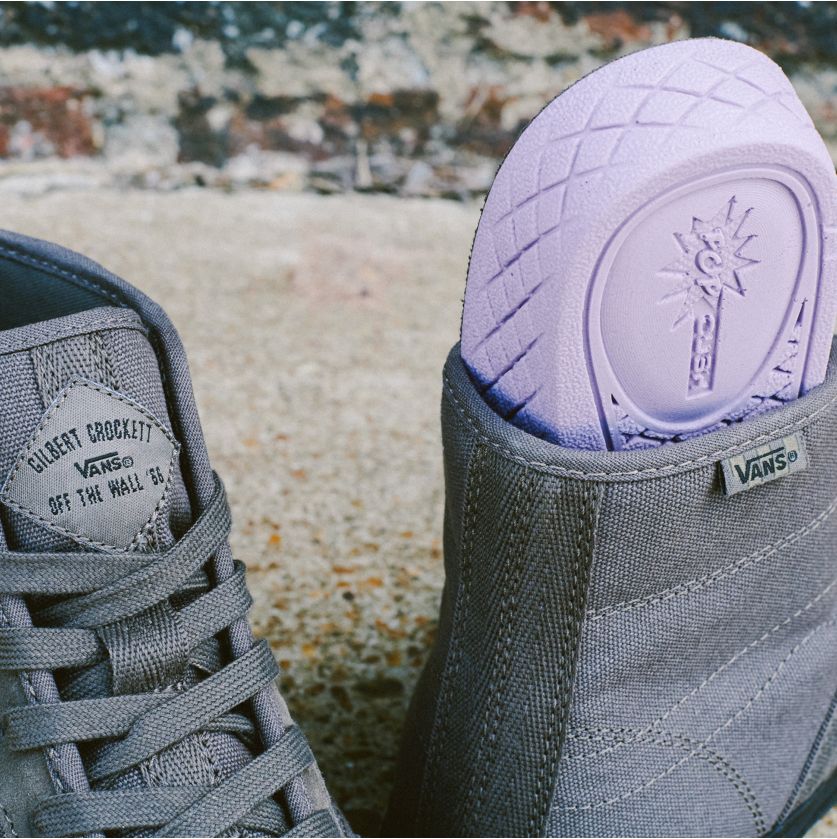 Bungee Cord Gilbert Crockett High Vans Skateboarding Shoe Detai;