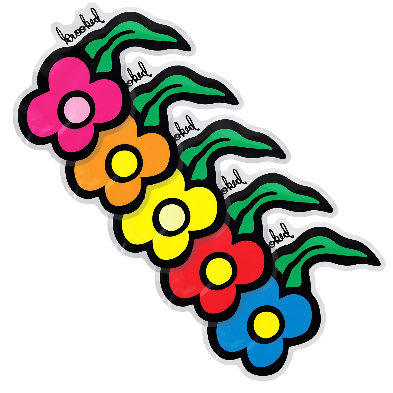 Impresión redonda de skateboard vintage colorido | Vector Gratis