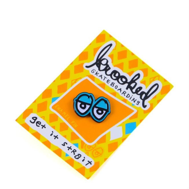 Krooked Eyes Enamel Lapel Pin