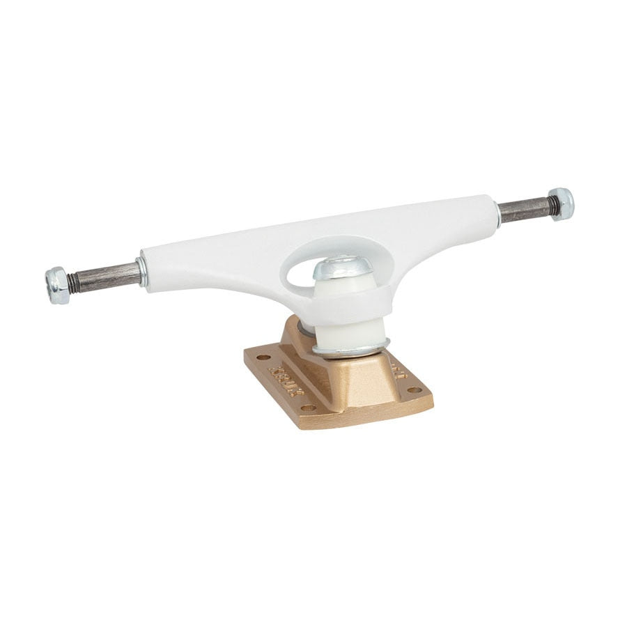 Krux DLK White/Gold Standard Skateboard Trucks