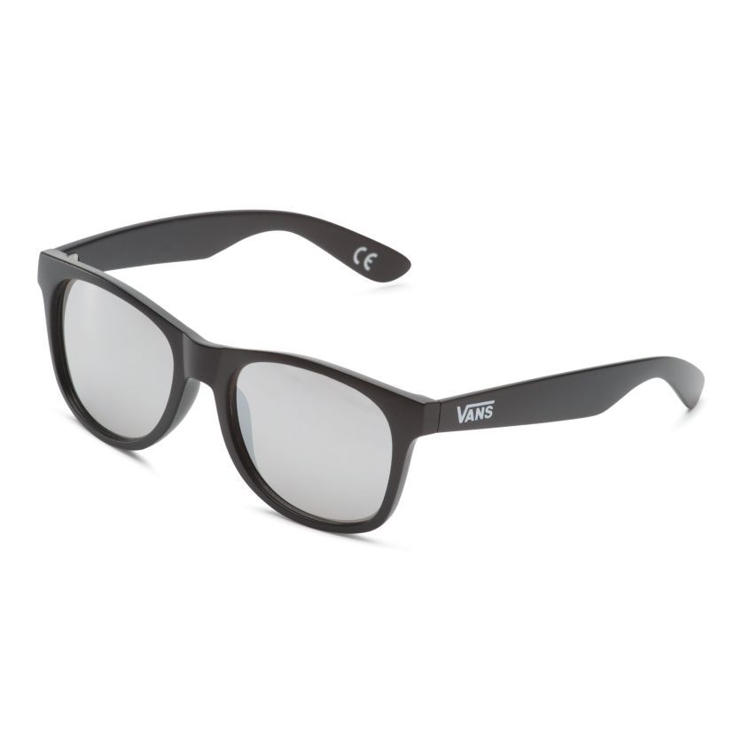 Vans Spicoli 4 Sunglasses - Matte Black - Silver Mirror