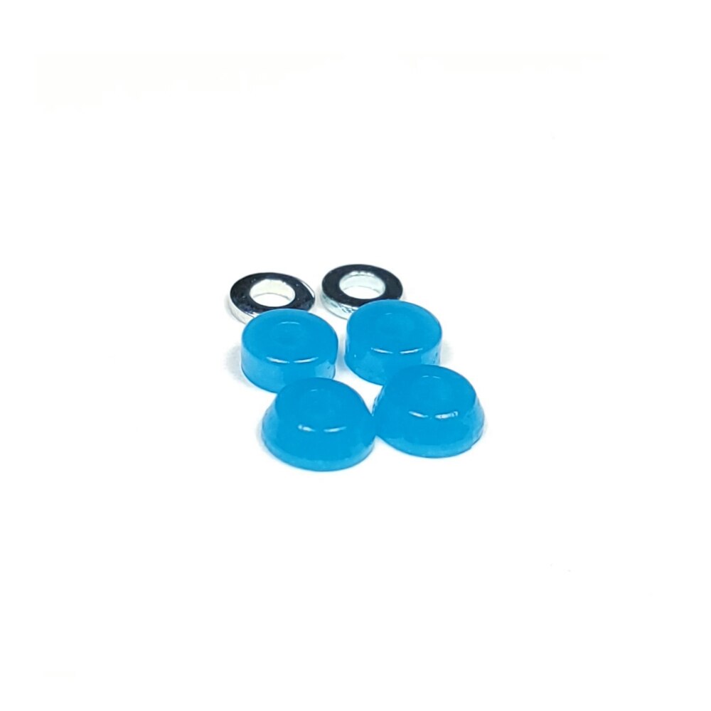 Level Up Beta Urethane Fingerboard Bushings - Fluorescent Blue