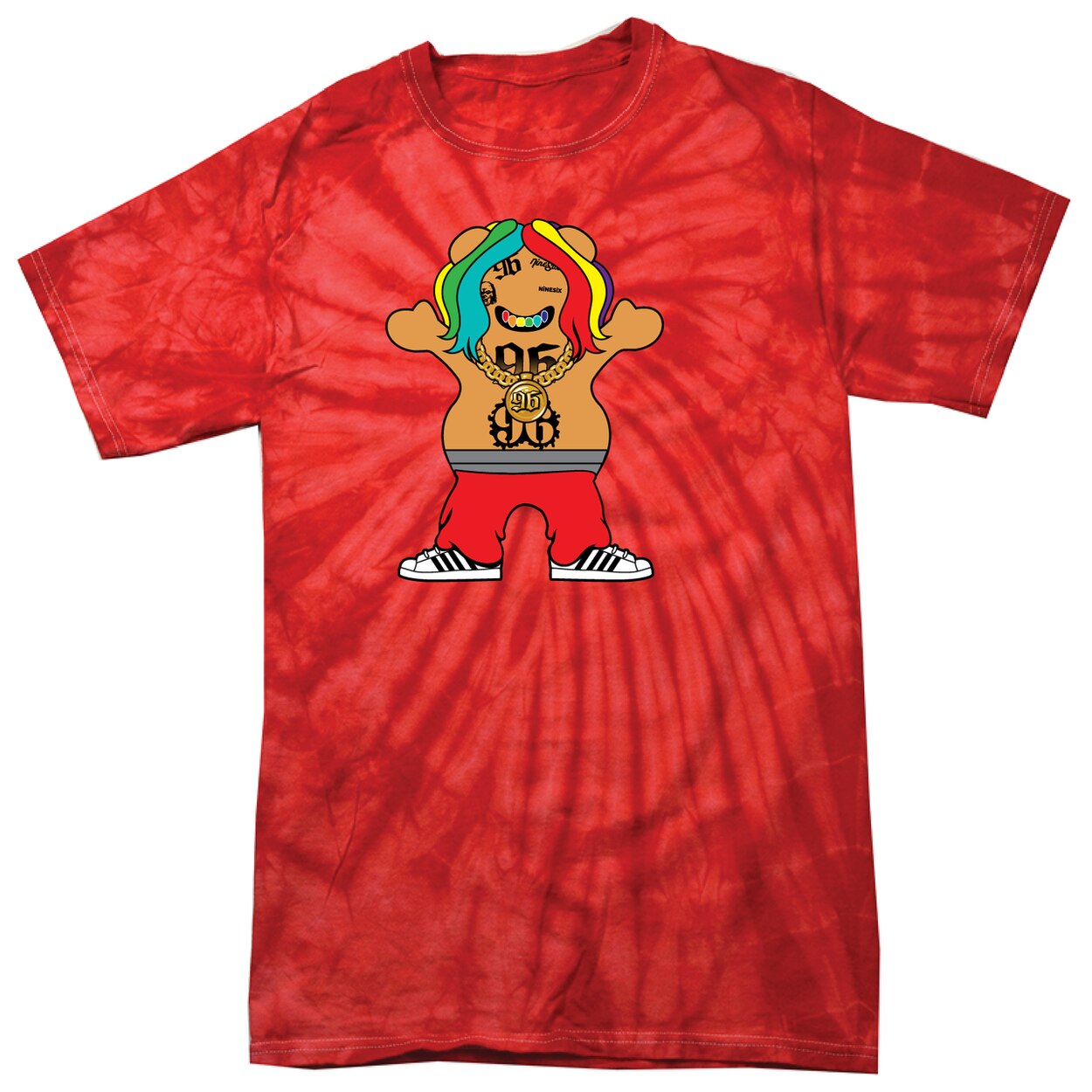 Grizzly Lil' Tak Tye Dye Tee - Red