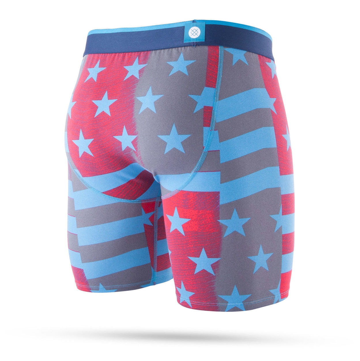 Stance Flag Filter Combed Cotton Boxer Brief - Navy