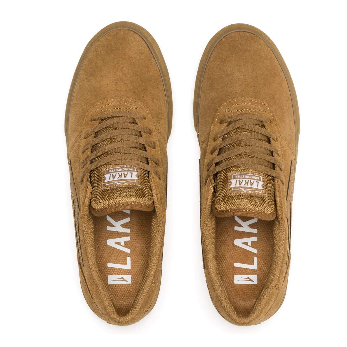 Walnut Suede Manchester Lakai Skateboarding Shoe Top