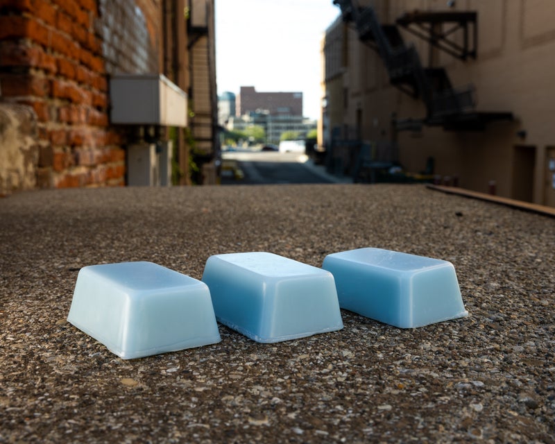 Blue Block Slik Shit Skateboard Wax