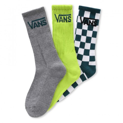 Lime Punch 3-Pack Classic Crew Vans Socks