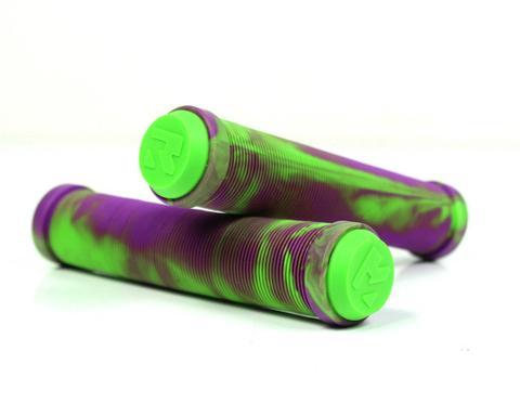 Root Industries Premium Mix Scooter Grips - Green/Purple