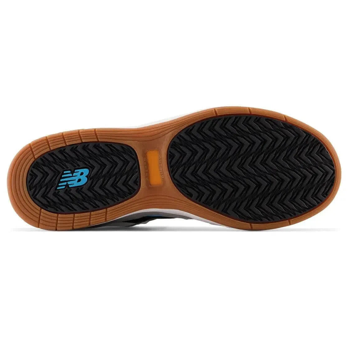 White/Teal NM808BYS NB Numeric Tiago Skate Shoe Bottom