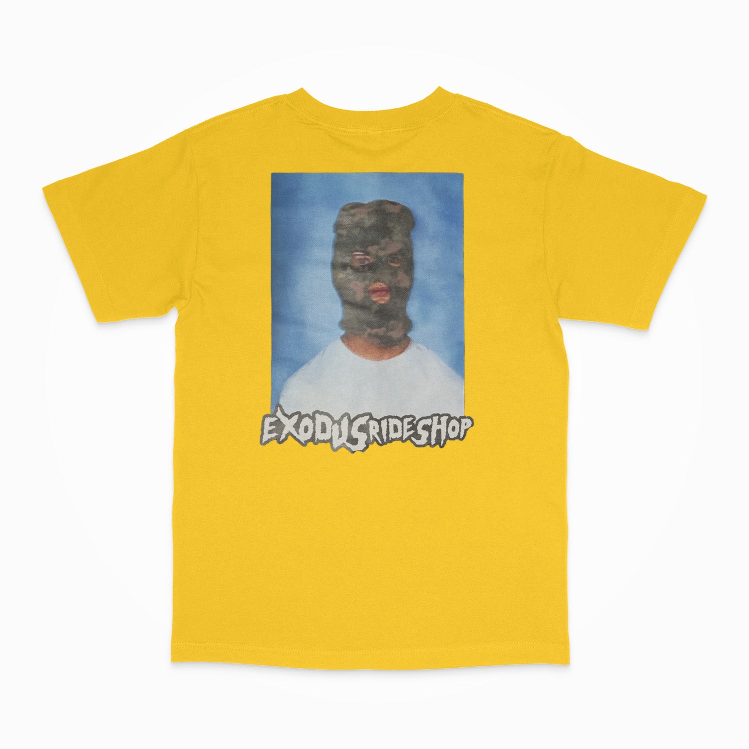 Yellow Exodus Ski Mask Tee