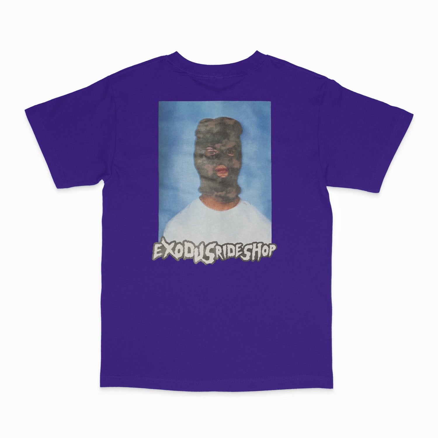 Purple Exodus Ski Mask Tee