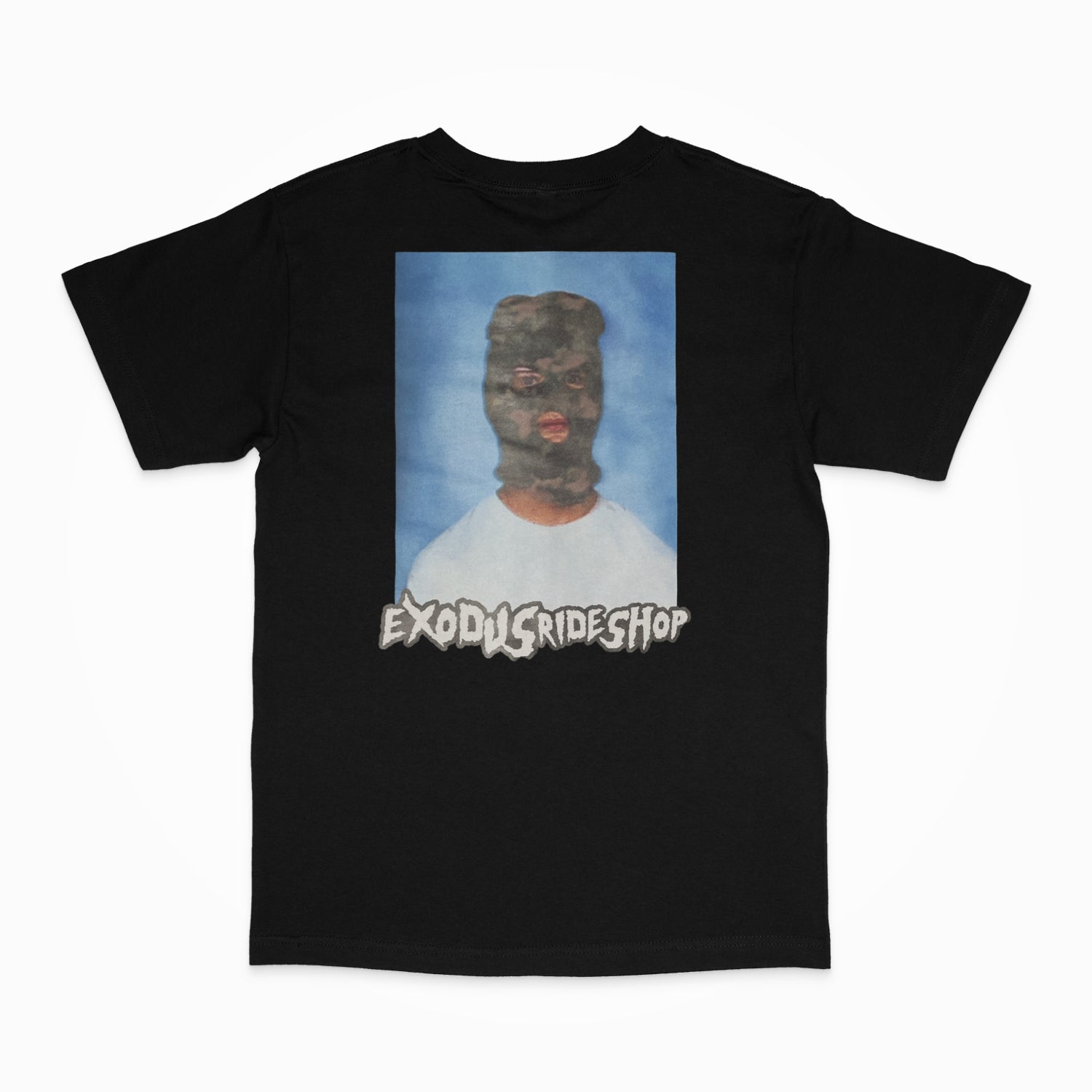 Black Exodus Ski Mask Tee