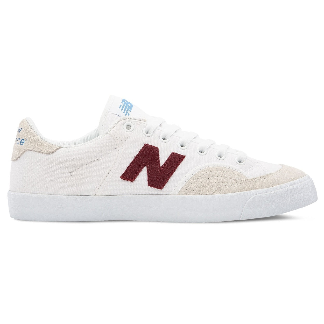 New Balance Numeric Pro Court 212 Skateboard Shoe - White/Burgundy