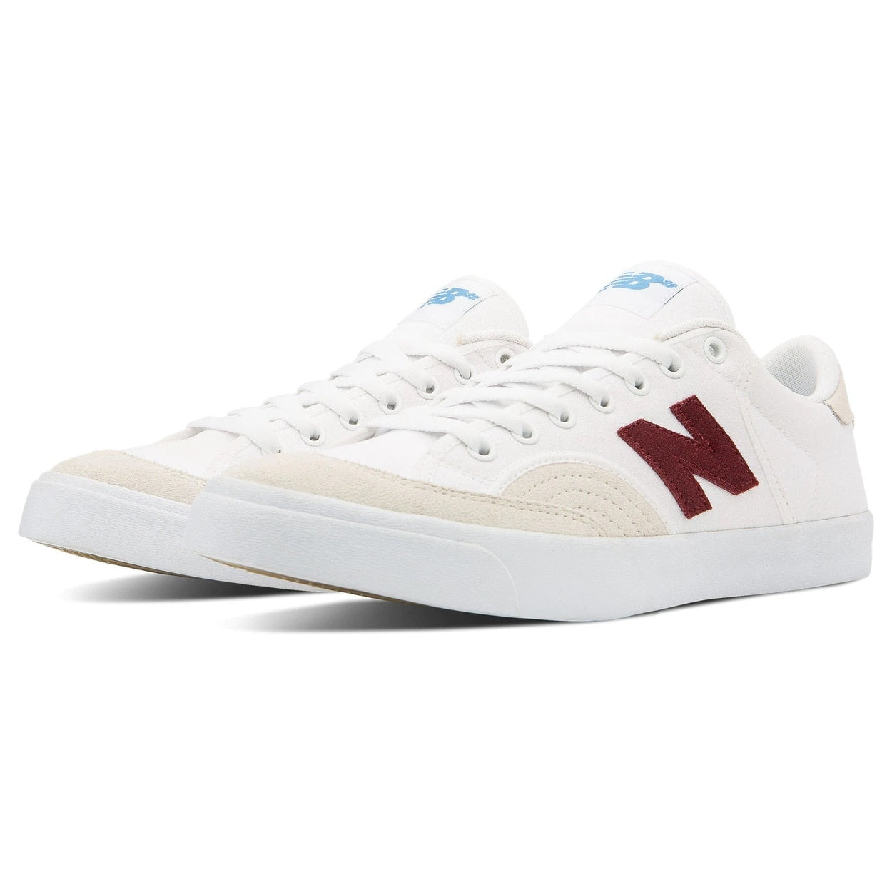 New Balance Numeric Pro Court 212 Skateboard Shoe - White/Burgundy