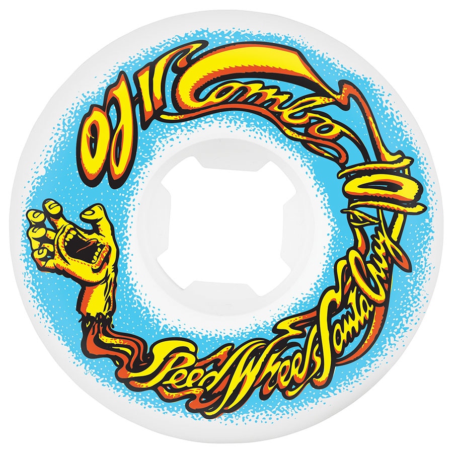 OJ Mini Combos II Elite 101a Skateboard Wheels - White