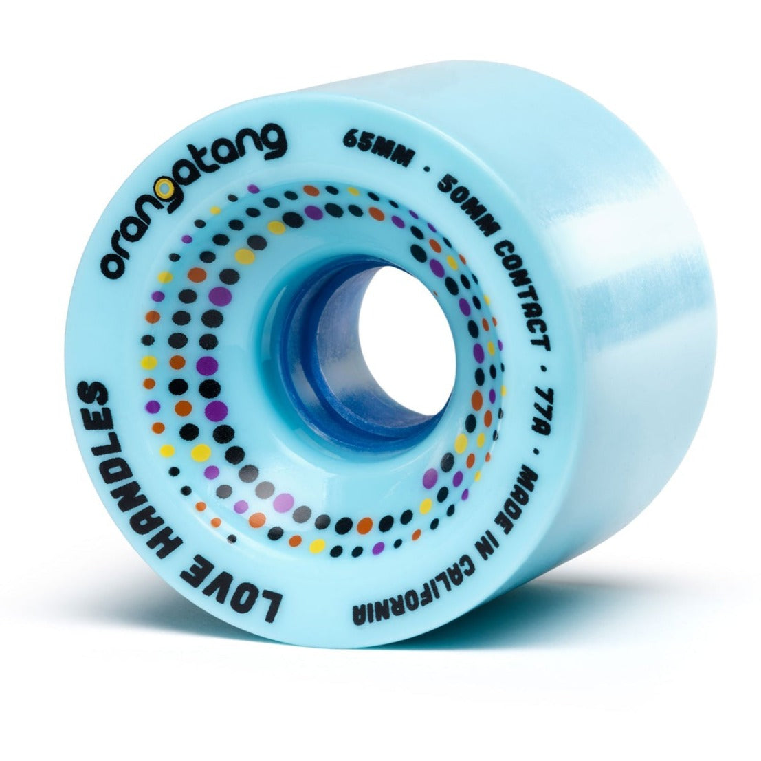 Blue 77a Love Handles Orangatang Longboard Wheels