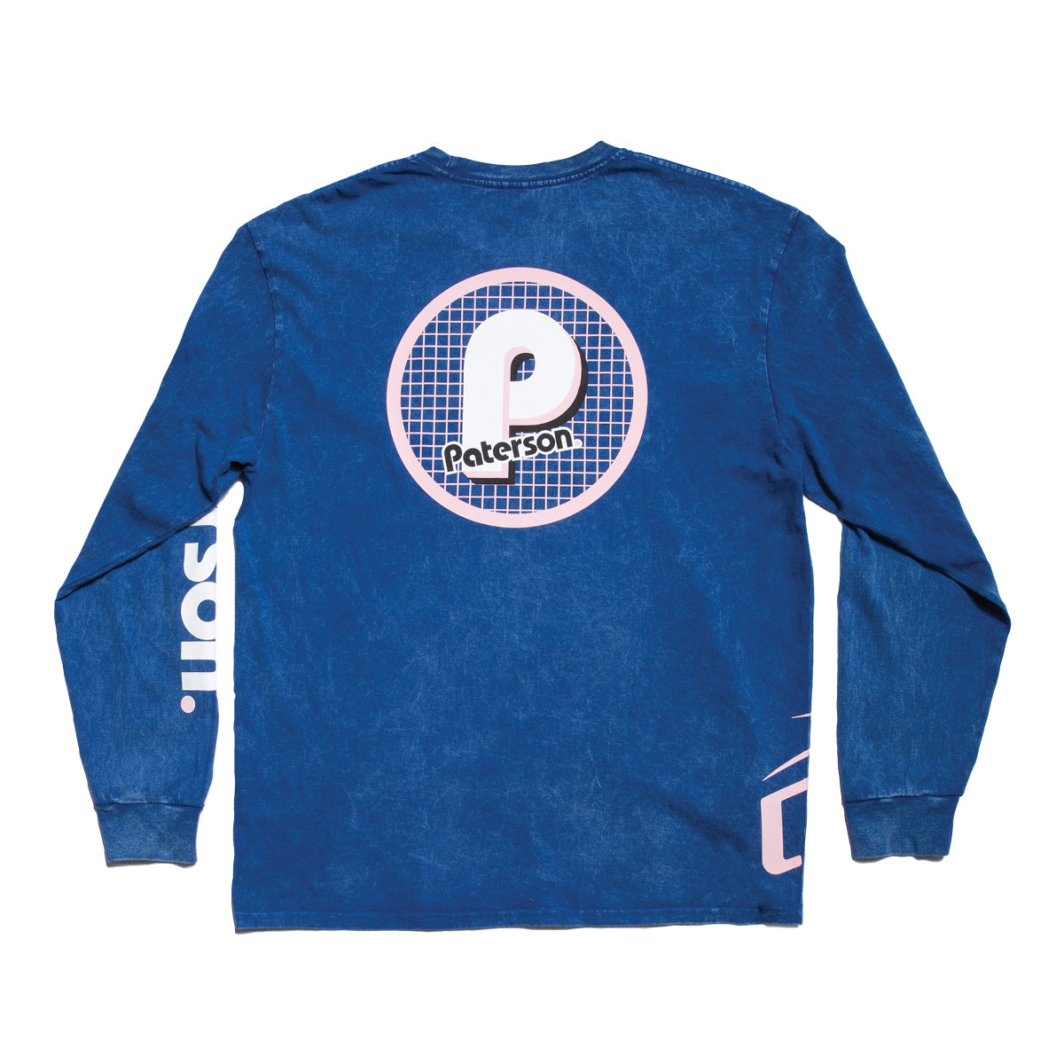 Navy Tie Dye Lakai Paterson Long Sleeve Tee Back