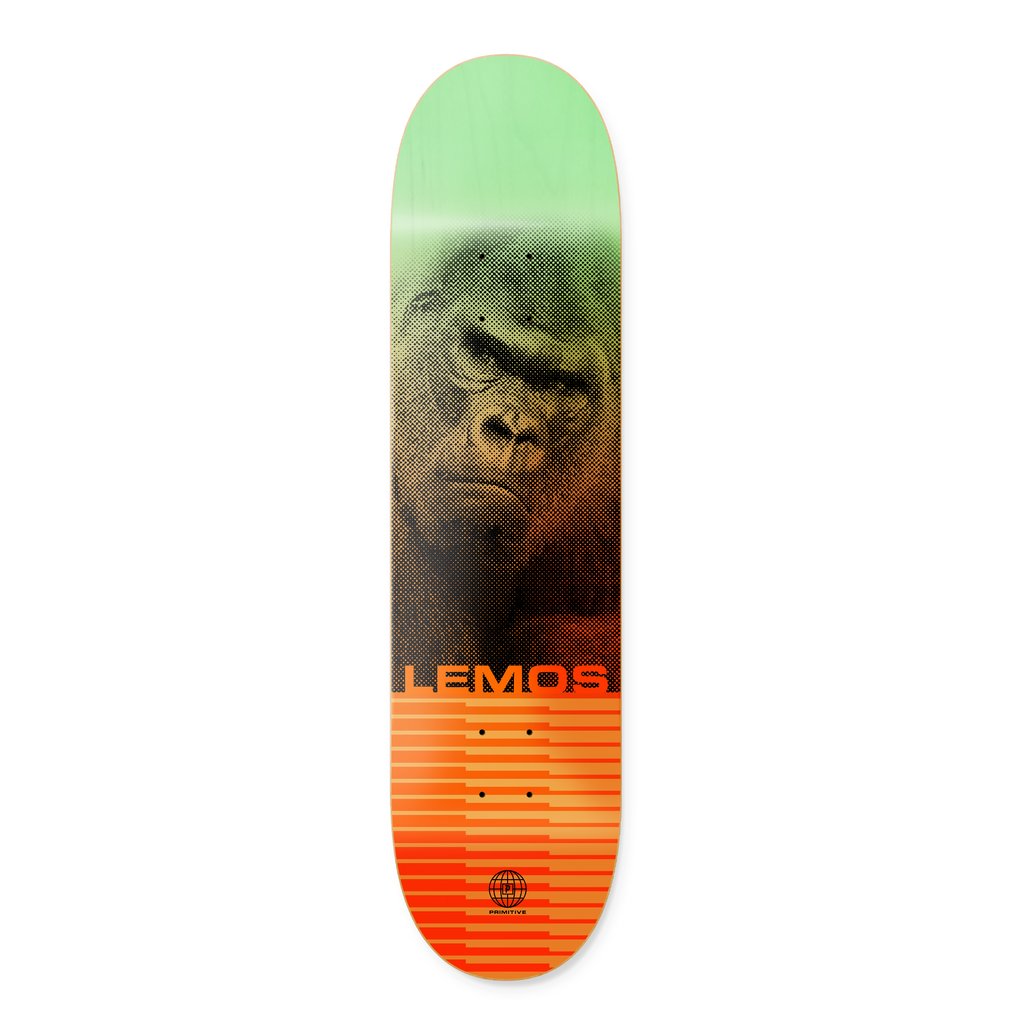 Tiago Lemos 8.25 SIlverback Pro Primitive Skateboard Deck