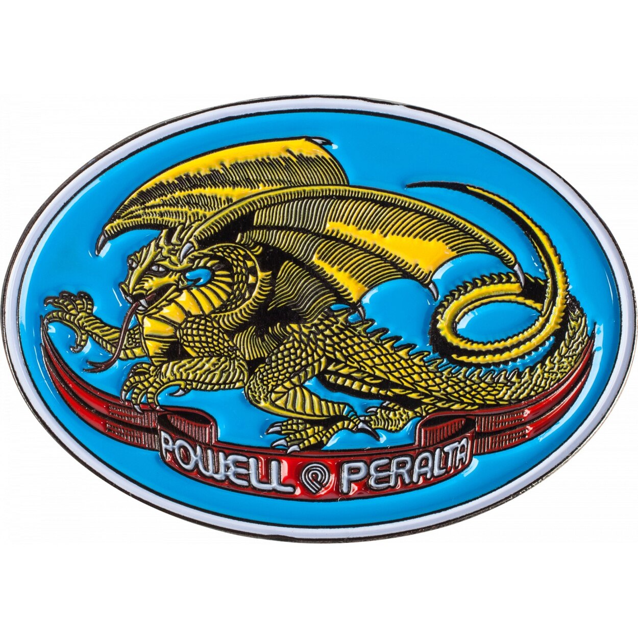 Powell Peralta Oval Dragon Lapel Pin