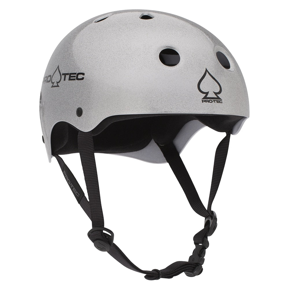 Pro-Tec Classic Skate Helmet- Silver Flake