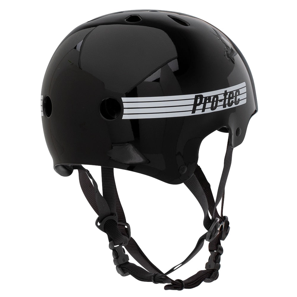 Pro-Tec Old School Skate Helmet - Gloss Black