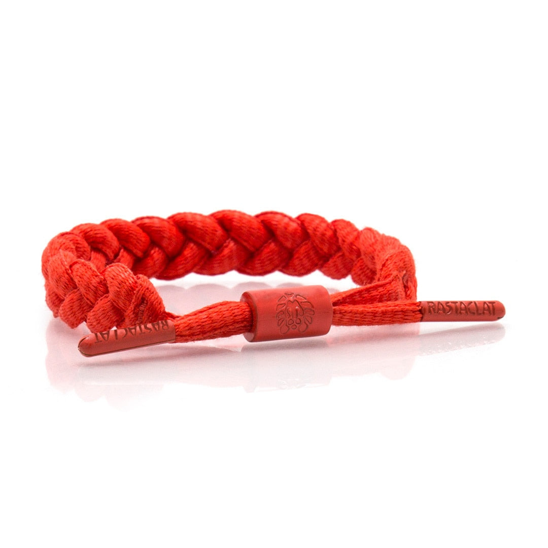 Rastaclat Acrylic Red Shoelace Bracelet