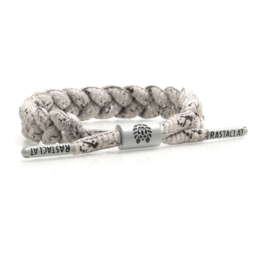 Rastaclat Curbside Gray/Black Shoelace Bracelet