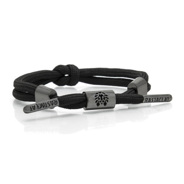 Black Orion Knotted Rastaclat Bracelet