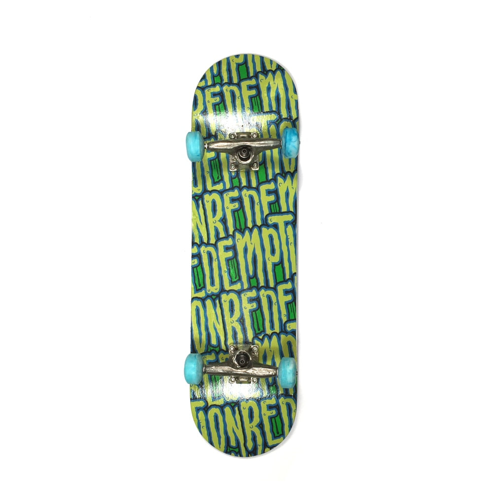 Redemption Premium Pattern Graphic Handboard Complete - Blue Swirl Wheels