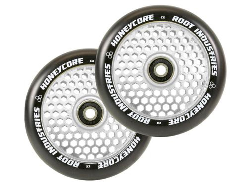 Root Industries HoneyCore Scooter Wheels - Black/Mirror (Set of 2)