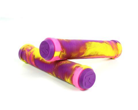 Root Industries Premium Mix Scooter Grips - Rainbow/Billabong