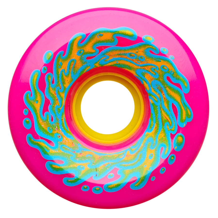 Neon Pink 78a OG Slime Slime Balls Skateboard Wheels