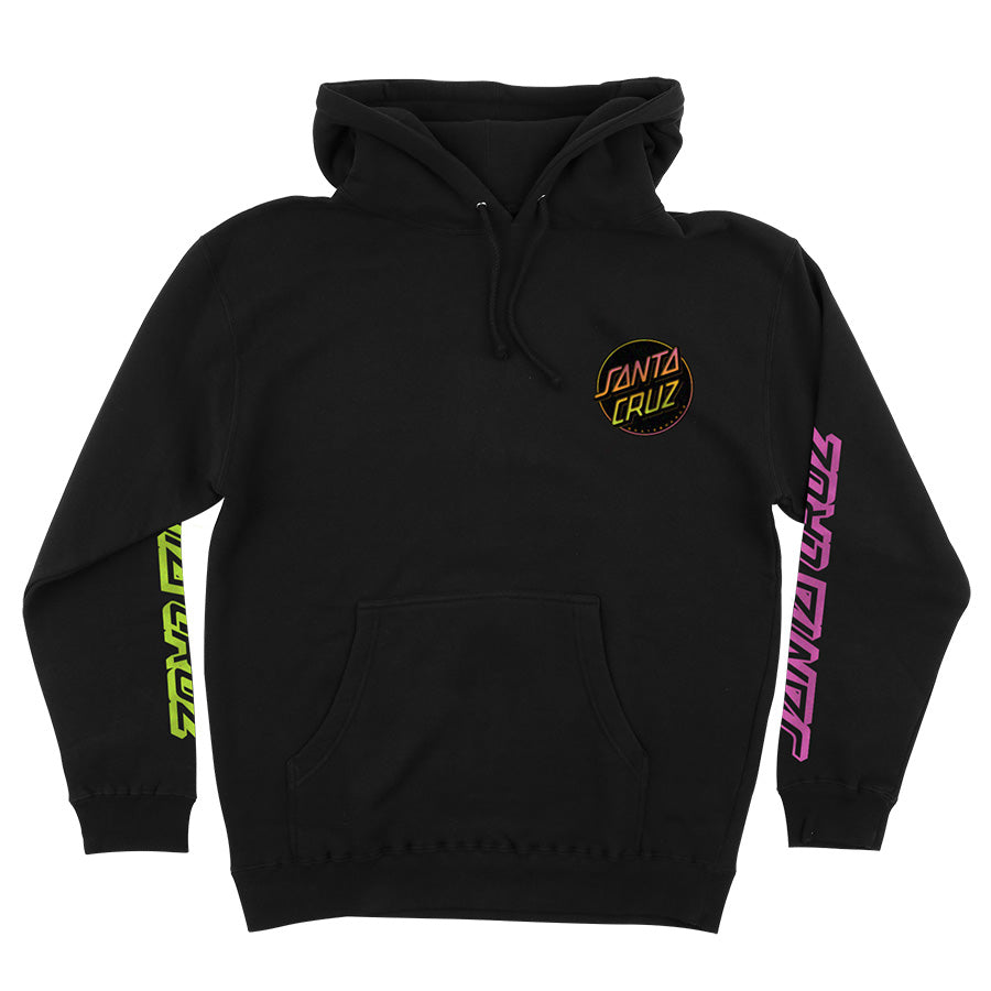 Black Contra Dot Pullover Santa Cruz Hoodie