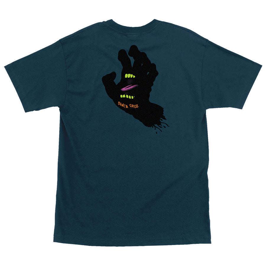 Cool Blue Contra Hand Santa Cruz T-Shirt back