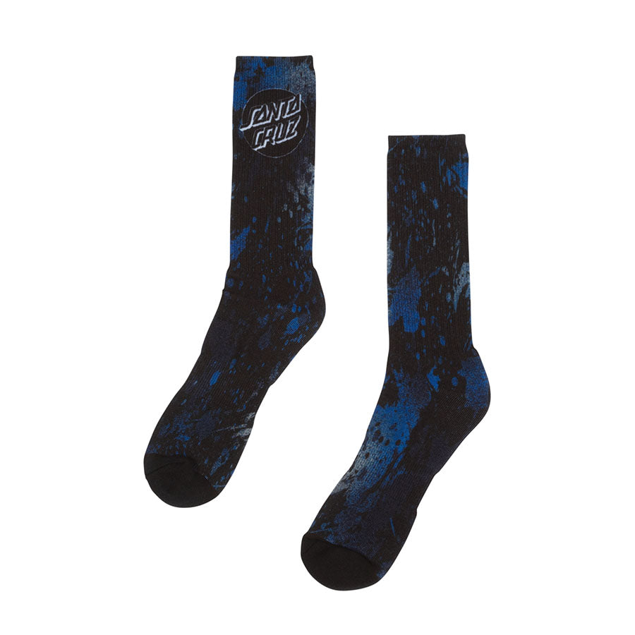 Navy Dot Splatter Santa Cruz Skateboards Socks